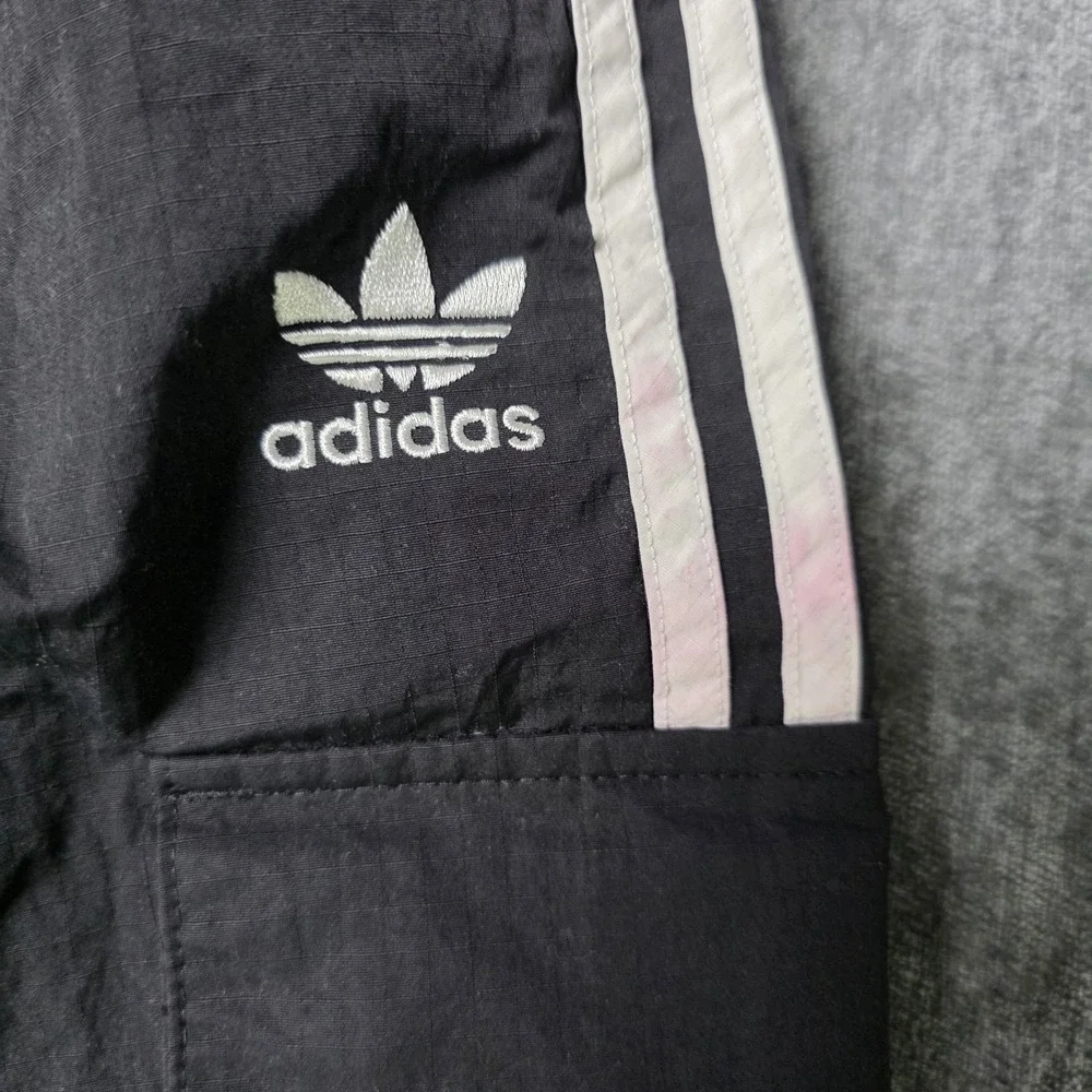 Adidas Adicolor Classics 3-Stripe Cargo Track Pants Mens Medium M Black Retro